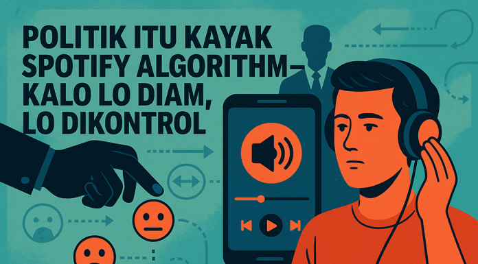 Politik Itu Kayak Spotify Algorithm—Kalo Lo Diam, Lo Dikontrol